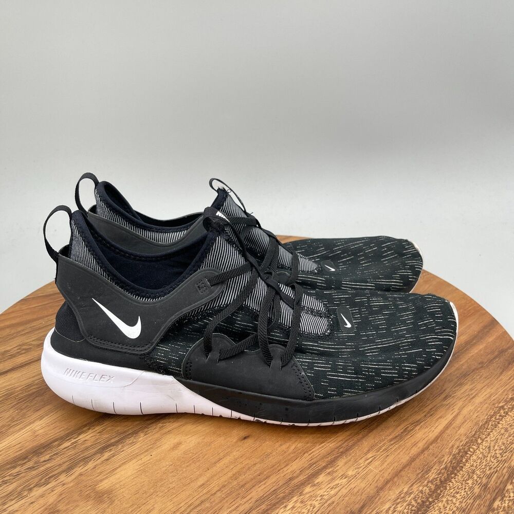 Nike Flex Contact Shoes Mens Size 11 Black Running Comfort Walking Sneakers Gym